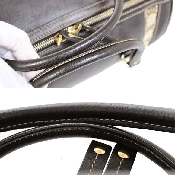 Gucci Brown Canvas Handbag (Pre-Owned) - Picture 9 of 15